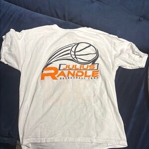 White Julius Randle Basketball Camp T-Shirt